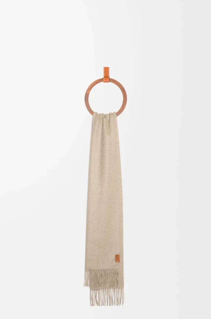 Scarf in cashmere Light Beige