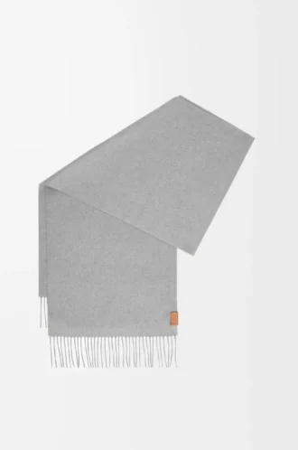 Scarf in cashmere Light Grey