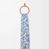 Scarf in wool and alpaca blend Blue/Multicolor Scarf in wool and alpaca blend Blue/Multicolor