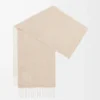 Scarf in wool and cashmere Ivory/Sand Scarf in wool and cashmere Ivory/Sand