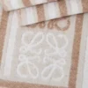 Scarf in wool and cashmere Light Beige