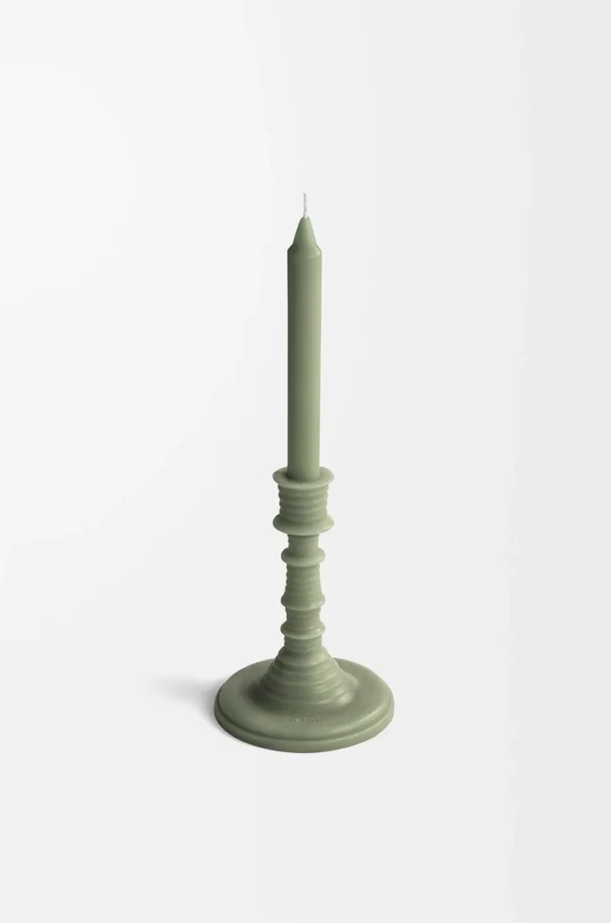 Scent of Marihuana wax candleholder Dark Green
