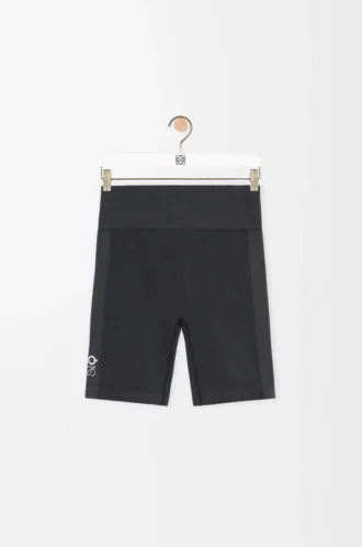 Seamless shorts in technical jersey Black