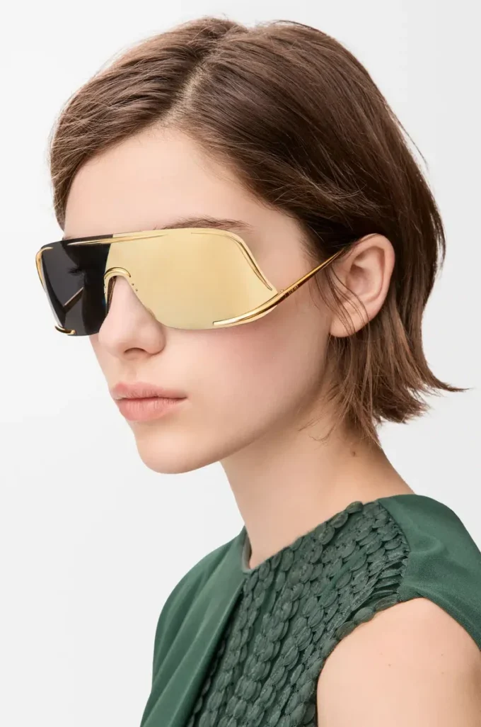 Shield Mask sunglasses Gold Shield Mask sunglasses Gold