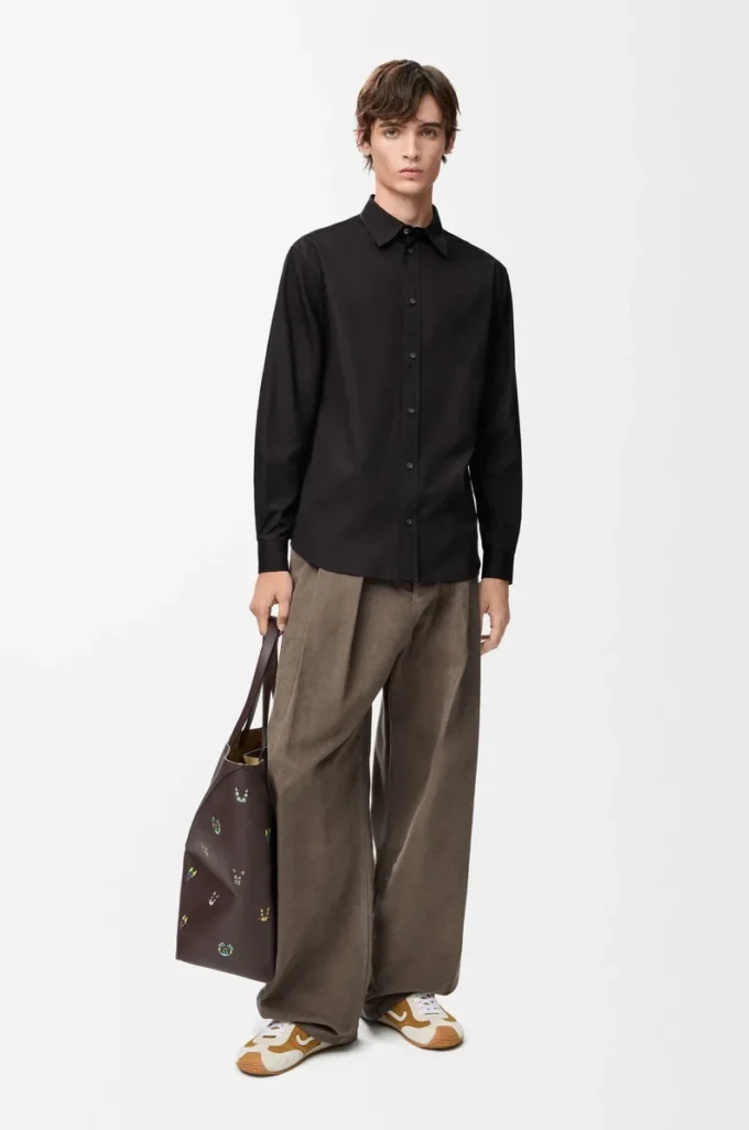 Shirt in cotton Black
