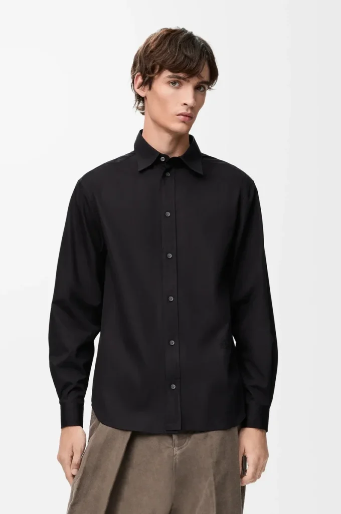 Shirt in cotton Black