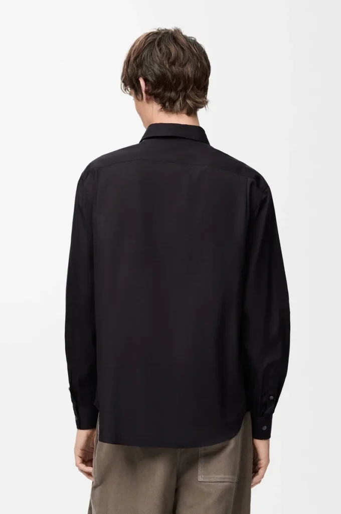 Shirt in cotton Black