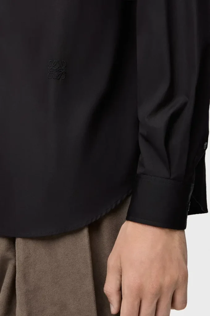 Shirt in cotton Black
