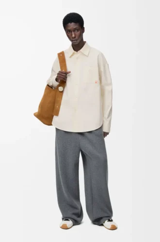 Shirt in cotton Ecru