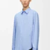 Shirt in cotton Light Blue