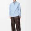Shirt in cotton Light Blue