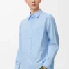 Shirt in cotton Light Blue