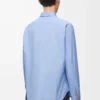 Shirt in cotton Light Blue