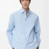 Shirt in cotton Light Blue
