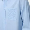 Shirt in cotton Light Blue