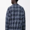 Shirt in wool and cotton Navy Blue Shirt in wool and cotton Navy Blue