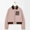 Short jacket in technical fabric Light Pink Short jacket in technical fabric Light Pink
