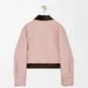 Short jacket in technical fabric Light Pink Short jacket in technical fabric Light Pink