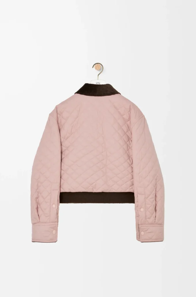 Short jacket in technical fabric Light Pink Short jacket in technical fabric Light Pink
