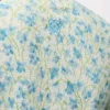 Short sleeve sweater in cotton blend White/Blue Short sleeve sweater in cotton blend White/Blue