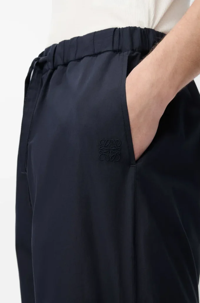 Shorts in cotton Dark Navy/Light Blue