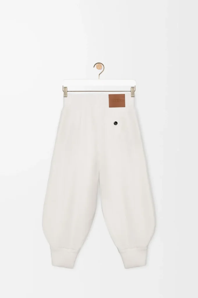Shorts in stretch viscose blend White Shorts in stretch viscose blend White