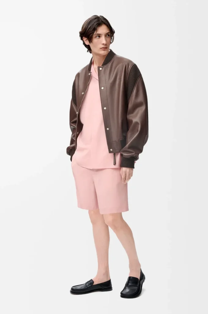 Shorts in wool Coral Shorts in wool Coral