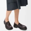 Sierra loafer in brushed-off calfskin Dark Brown