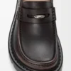 Sierra loafer in brushed-off calfskin Dark Brown
