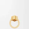 Single Anagram ring in sterling silver Gold Single Anagram ring in sterling silver Gold