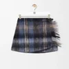 Skirt in mohair and wool blend Blue/Multicolor