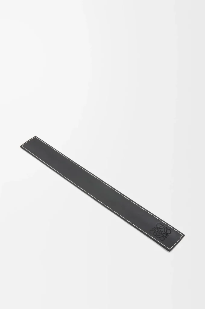 Slap bracelet in calfskin Black