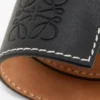 Slap bracelet in calfskin Black