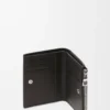 Slim compact walllet in textured classic calfskin Dark Grey Slim compact walllet in textured classic calfskin Dark Grey