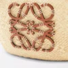 Small Anagram Basket bag in iraca palm and calfskin Natural/Tan