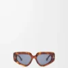 Small Butterfly Screen sunglasses Flamed Havana