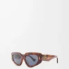 Small Butterfly Screen sunglasses Flamed Havana