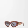 Small Butterfly Screen sunglasses Flamed Havana