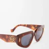 Small Butterfly Screen sunglasses Flamed Havana