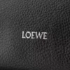 Small Cubi crossbody bag in supple grained calfskin Black