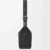 Small Cubi crossbody bag in supple smooth calfskin and jacquard Black