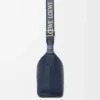 Small Cubi crossbody bag in supple smooth calfskin and jacquard Deep Navy