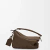 Small Featherlight Puzzle bag in grained nubuck Tundra