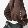 Small Featherlight Puzzle bag in nappa lambskin Black