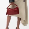Small Featherlight Puzzle bag in nappa lambskin Burnt Red