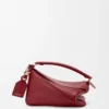 Small Featherlight Puzzle bag in nappa lambskin Burnt Red