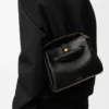 Small Madrid bag in supple calfskin Black