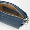 Small Pebble messenger bag in supple grained calfskin Indigo Dye
