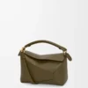 Small Puzzle Edge bag in classic calfskin Dark Khaki Small Puzzle Edge bag in classic calfskin Dark Khaki