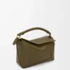 Small Puzzle Edge bag in classic calfskin Dark Khaki Small Puzzle Edge bag in classic calfskin Dark Khaki